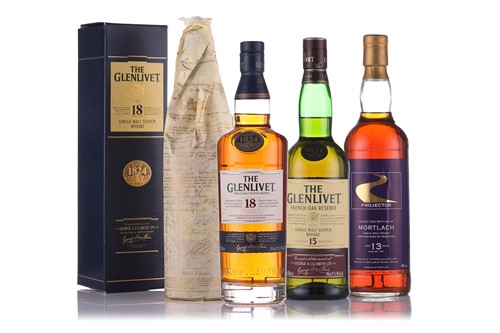 Lot 107 - A bottle of Glenlivet Single Malt Scotch...