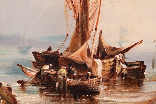 Lot 43 - A late 19th century framed oval porcelain...