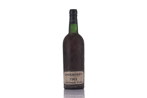 Lot 27 - Five bottles of Cockburn's 1963 Vintage Port.
