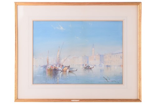 Lot 32 - Wilfred Knox (1884 - 1966), Gondolas and the...