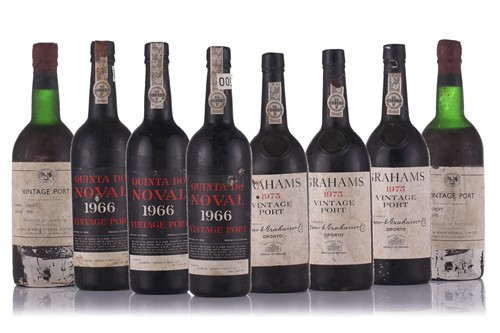 Lot 6 - Three bottles of Quinta do Noval 1966 Vintage...