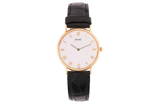 Lot 341 - A Piaget 18ct gold Lady's wristwatch, with...
