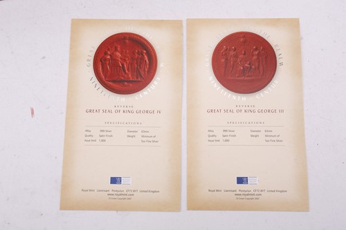 Lot 270 - Royal Mint - Great Seals of the Realm 19th...