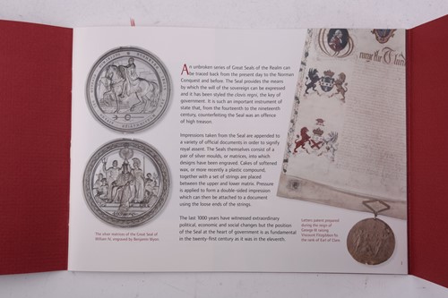 Lot 270 - Royal Mint - Great Seals of the Realm 19th...