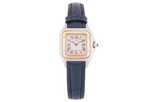 Lot 369 - A Cartier Santos Galibee quartz wristwatch,...