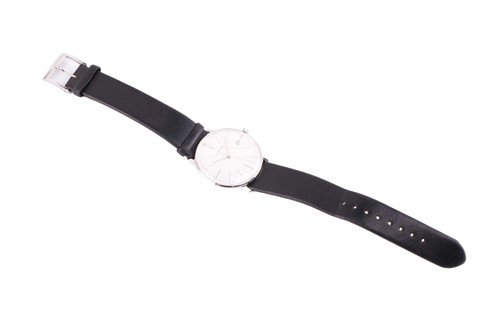 Lot 325 - A Junghans Max Bill quartz watch, featuring a...