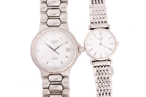 Lot 377 - A Longines Conquest & a Longines classic...
