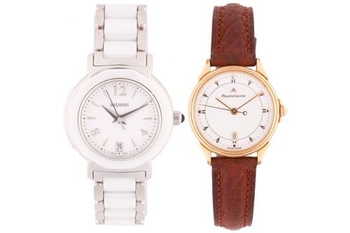 Lot 375 - Two ladies wristwatches, comprising a Maurice...