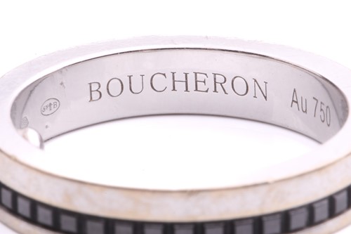 Lot 6 - Boucheron - a 'Quatre' black edition wedding...
