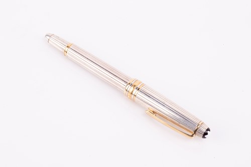 Lot 304 - Montblanc Meisterstück silver fountain pen...