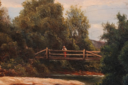 Lot 9 - Carl Moll (early 20th century), Figure on a...