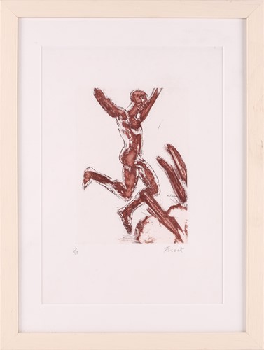 Lot 118 - Dame Elisabeth Frink (1930 - 1993), A dancing...