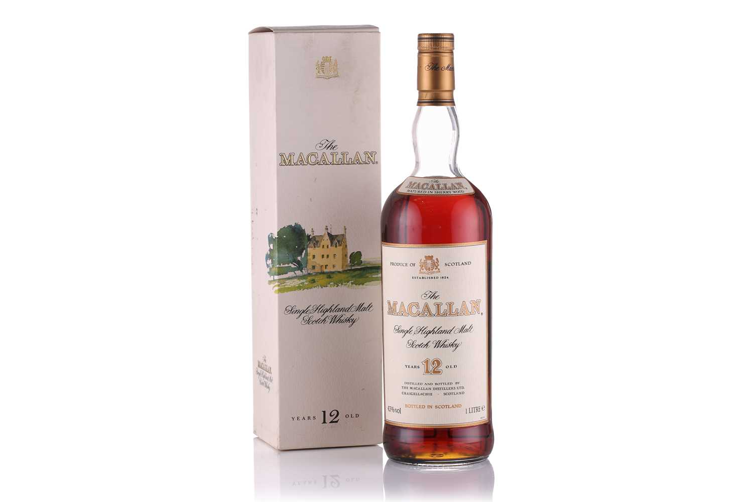 Lot 57 - A litre bottle of The Macallan Single Highland...