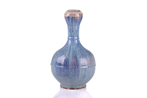Lot 164 - A Chinese suantouping flambe glaze vase, the...