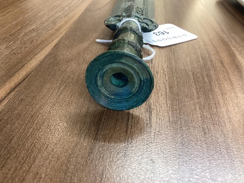 Lot 163 - A Chinese bronze sword, Han Dynasty (206 BC-...