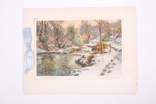 Lot 332 - A rare 1930s or early 1940s Christmas card,...