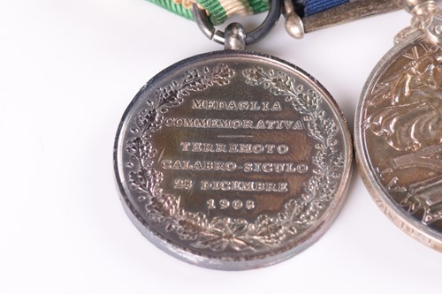 Lot 344 - A WWI medal group, to 196385 W. A. Finch, SH....