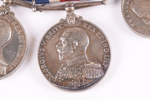 Lot 344 - A WWI medal group, to 196385 W. A. Finch, SH....