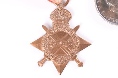 Lot 344 - A WWI medal group, to 196385 W. A. Finch, SH....