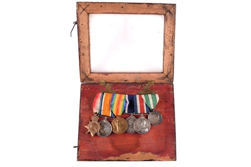 Lot 344 - A WWI medal group, to 196385 W. A. Finch, SH....