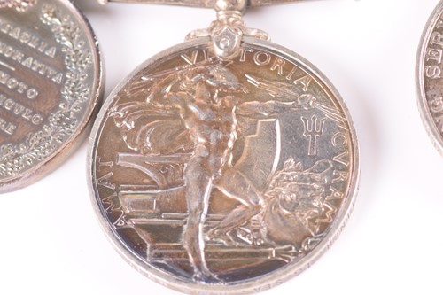 Lot 344 - A WWI medal group, to 196385 W. A. Finch, SH....