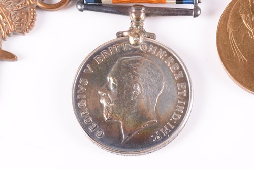Lot 344 - A WWI medal group, to 196385 W. A. Finch, SH....
