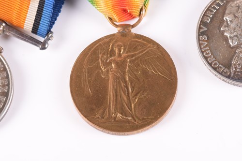 Lot 344 - A WWI medal group, to 196385 W. A. Finch, SH....
