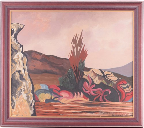Lot 40 - John Melville (1902-1986), Abstract Landscape,...