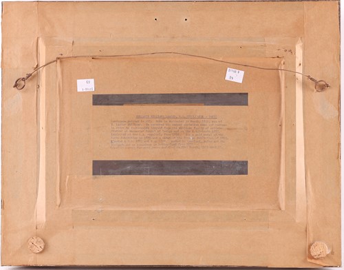 Lot 12 - Benjamin W Leader (1831-1923), ‘The Last...