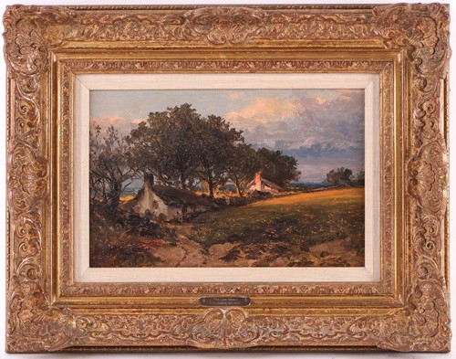 Lot 12 - Benjamin W Leader (1831-1923), ‘The Last...