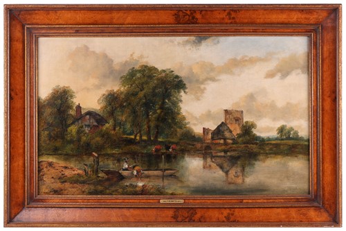 Lot 216 - Frederick Waters Watts (1800-1870), The Ferry,...