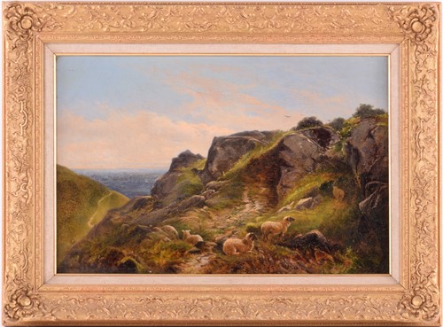 Lot 71 - George Vicat Cole (1833-1893), Sheep on a...