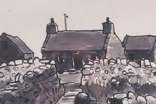 Lot 123 - Kyffin Williams (1918-2006), Farmer with Sheep...