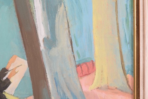Lot 69 - John Melville (1902-1986), Lady Sketching...