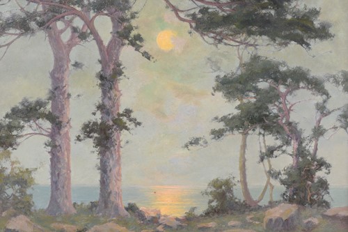 Lot 59 - Alexander Maclean (1867-1940), 'When the Moon...