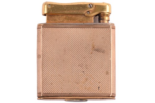 Lot 289 - Colibri - A 9ct gold "Monopol" lighter, the...