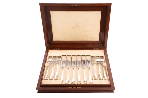 Lot 446 - Mappin and Webb - A set of late Victorian...