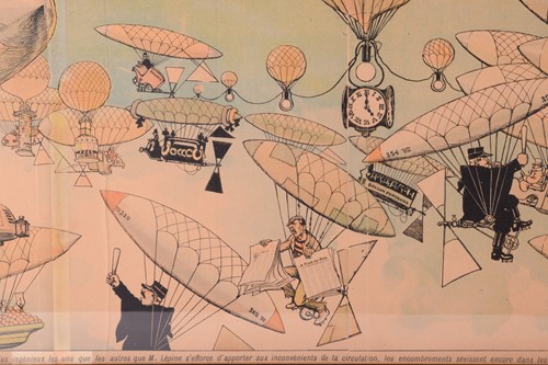 Lot 18 - An early 20th-century French satirical print,...
