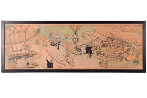 Lot 18 - An early 20th-century French satirical print,...