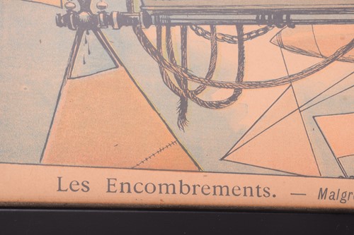 Lot 18 - An early 20th-century French satirical print,...