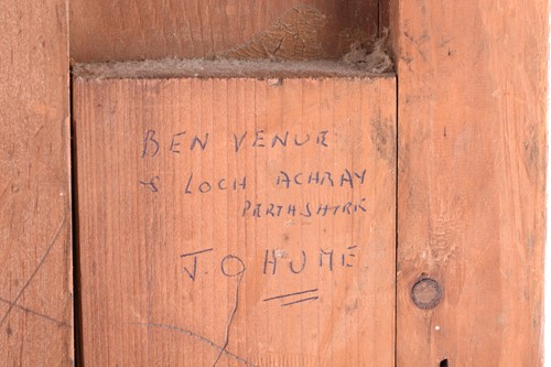 Lot 208 - J O Hume (19th century), Highland cattle by a...