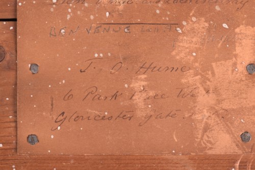 Lot 208 - J O Hume (19th century), Highland cattle by a...