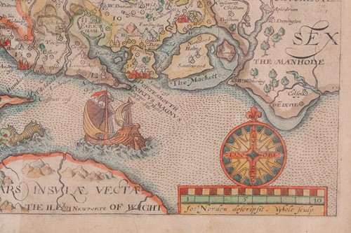 Lot 110 - After John Speed (1552-1629), a map of the...
