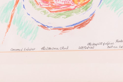 Lot 291 - John Bratby (1928-1992), ‘Self Portrait,...