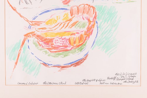 Lot 291 - John Bratby (1928-1992), ‘Self Portrait,...
