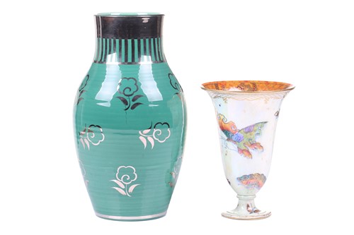 Lot 123 - A Wedgwood Fairyland lustre vase, of trumpet...