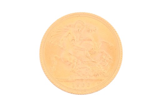 Lot 276 - An Elizabeth II full sovereign gold coin, 1966,...
