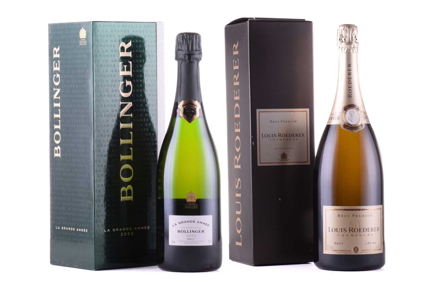 Lot 10 - A bottle of 2002 Bollinger La Grande Année...