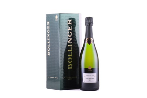 Lot 10 - A bottle of 2002 Bollinger La Grande Année...