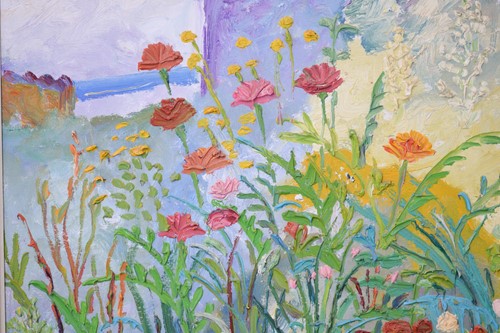 Lot 1 - Fred Yates (1922 - 2008), 'My Garden in Rancon'...
